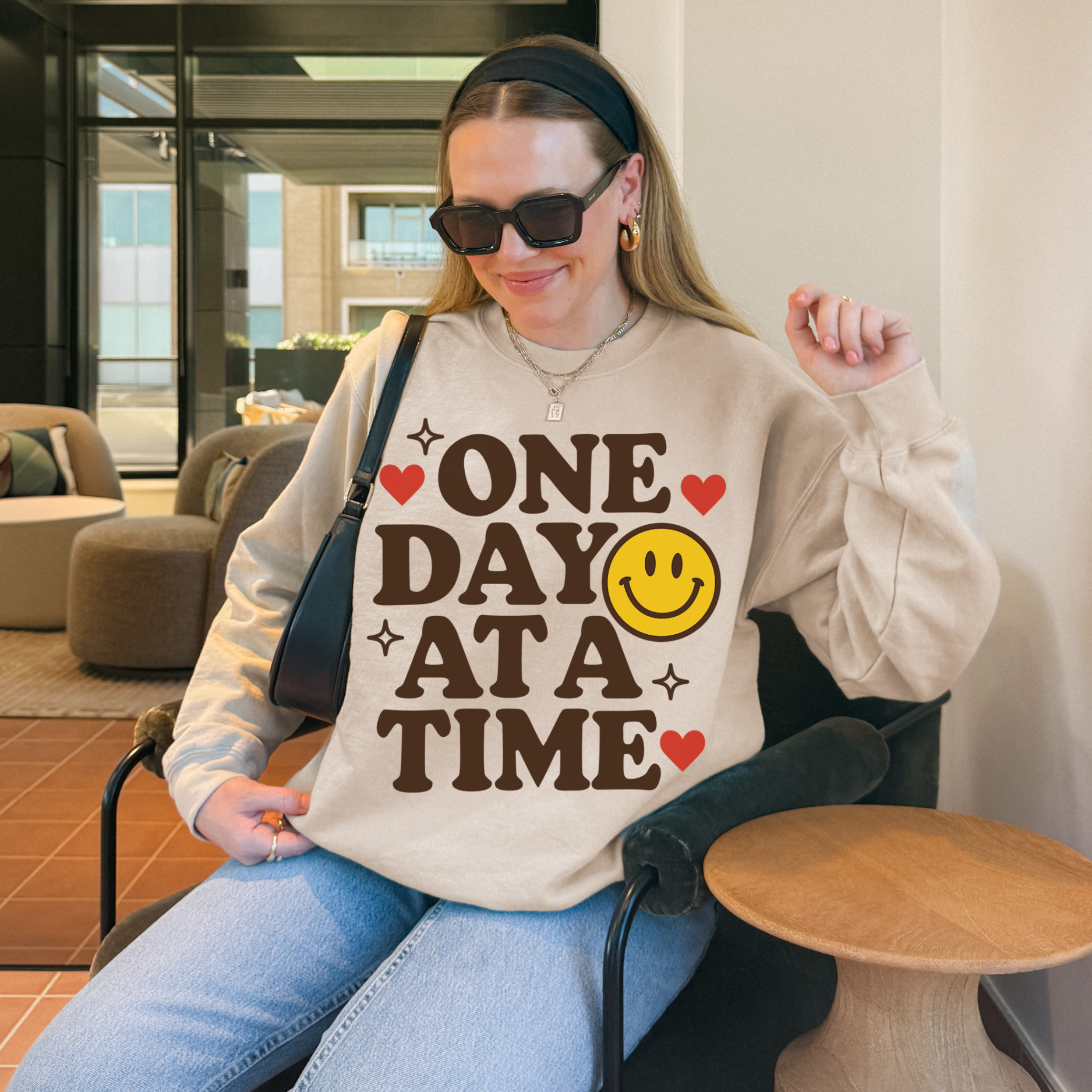 One Day At A Time Crewneck