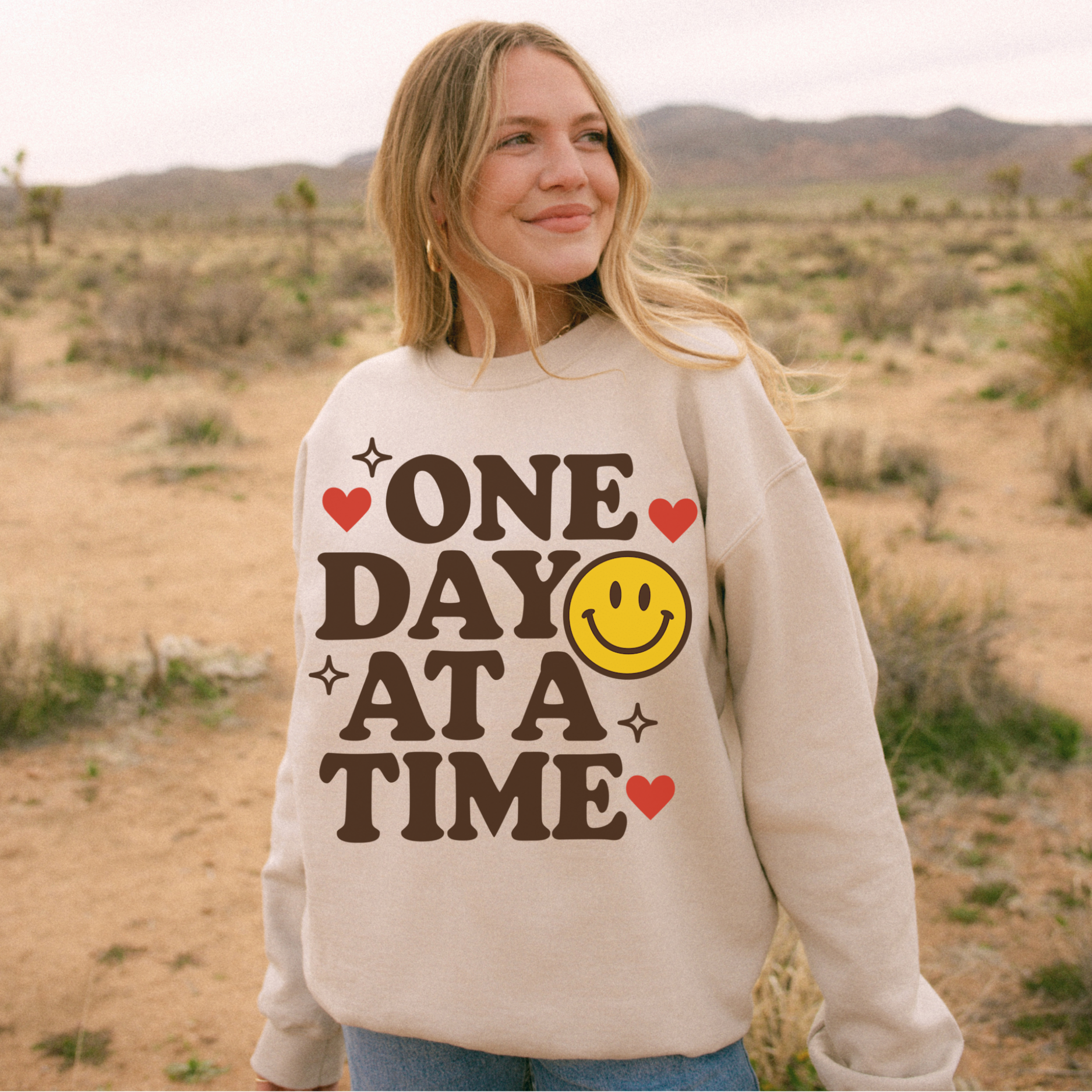 One Day At A Time Crewneck