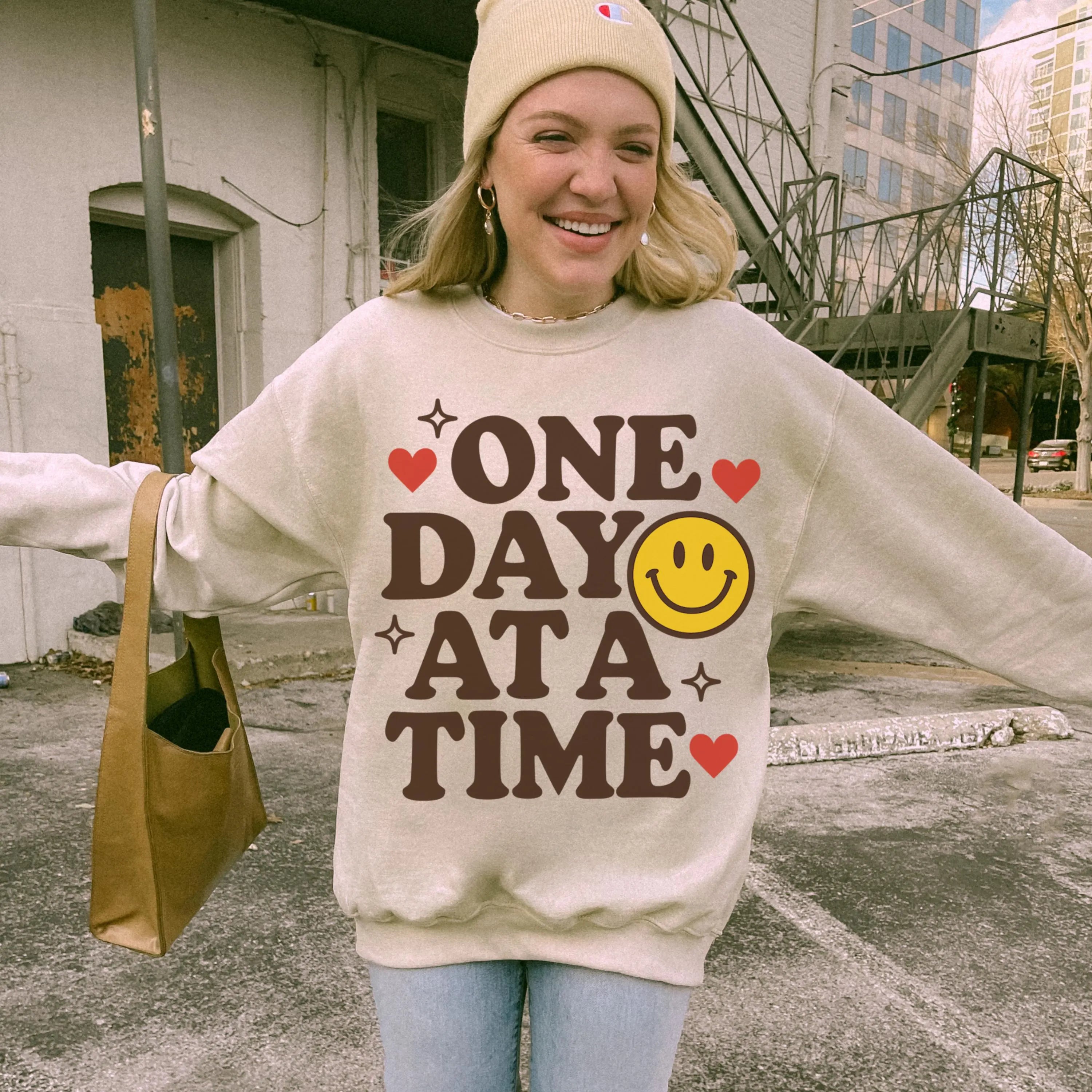 One Day At A Time Crewneck